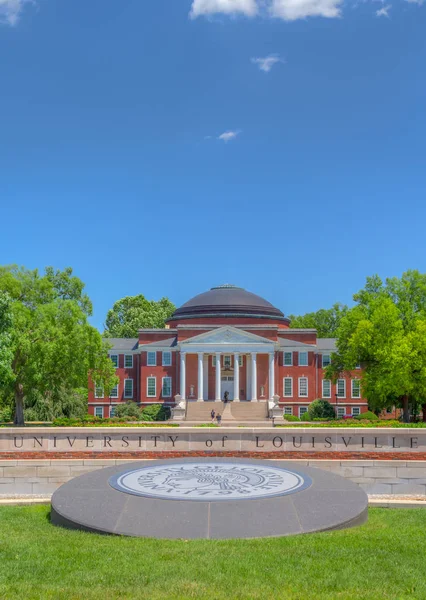 Louisville Usa Junio 2018 Entrada Universidad Louisville Universidad Louisville Una — Foto de Stock