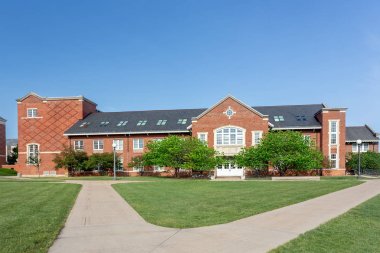 Urbana, IL/ABD - 2 Haziran 2018: Makine Mühendisliği Laboratuvar, Illinois Universitesi, Urbana Champaign kampüsünde.