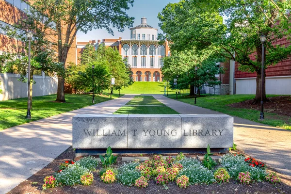 Lexington Usa Giugno 2018 William Young Library Passerella Nel Campus — Foto Stock