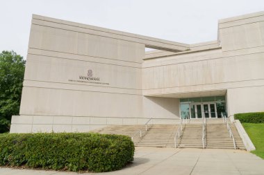 Columbia, Sc/ABD 5 Haziran, 2018:John E. Swearingen Mühendislik Merkezi University of South Carolina kampüsünde.
