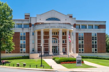 Tuscaloosa, Al/ABD - 6 Haziran 2018: Mary Hewll Alston Hall, Alabama Üniversitesi kampüsünde.