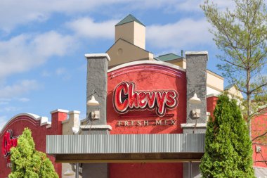 Bloomington, Mn/Amerika Birleşik Devletleri - 26 Temmuz 2018: Chevys taze Mex Restoran dış ve logosu. Chevys taze Mex Meksika tarzı rahat yemek Restoranlar Amerika Birleşik Devletleri'nde bulunan bir Amerikan zinciri olduğunu.