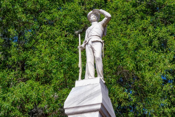 Oxford Usa Června 2018 Konfederační Voják Pomník Kampusu Univerzity Mississippi — Stock fotografie