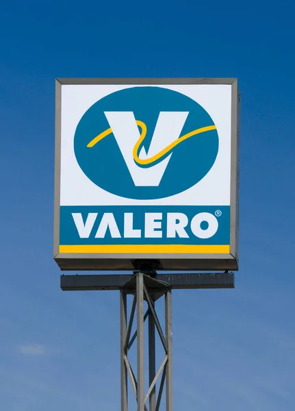 Oxford Usa Giugno 2018 Cartello Del Distributore Benzina Valero Valero — Foto Stock