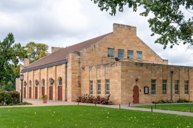 St. Paul, Mn/Amerika Birleşik Devletleri - 30 Eylül 2018: Harriet Adası Pavilion Harriet Adası.