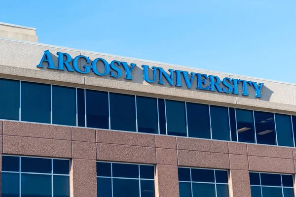 Paul Usa Listopada 2018 Argosy University Zewnątrz Znakiem Logo Argosy — Zdjęcie stockowe