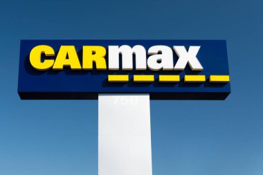 San Jose, Ca/Amerika Birleşik Devletleri - 20 Ekim 2018: Carmax Bayilik işareti ve logosu. ABD'nin en büyük ikinci el perakendeci ve bir Fortune 500 şirketi CarMax olduğunu.