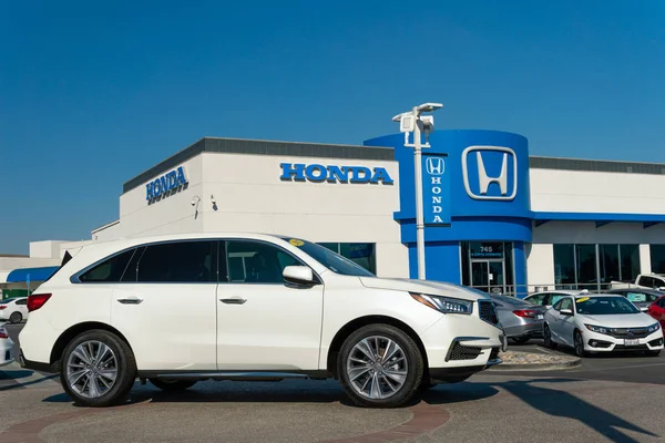 San Jose Usa Octubre 2018 Honda Autombile Dealership Exterior Trademark —  Fotos de Stock
