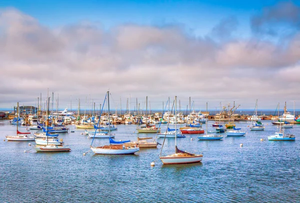 Monterey Usa Harus 2014 Historic Monterey Harbor Marina Dusk — Stok Foto