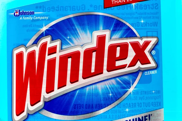 Windex cam temizleyici ve ticari marka logosu