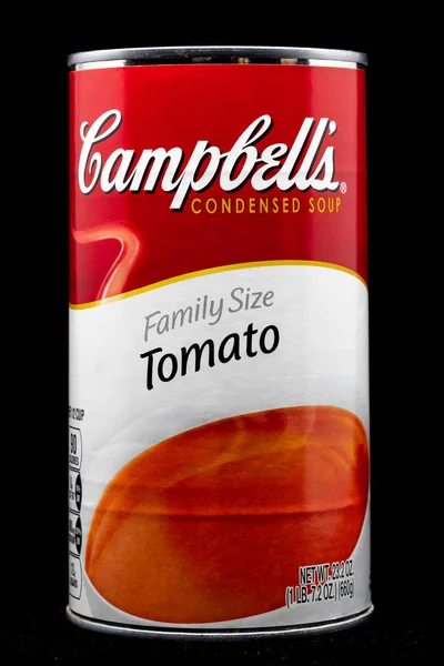 Campbell'ın domates çorbası ve ticari marka logosu
