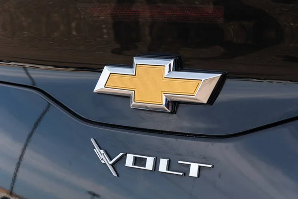 Logotipo de la marca Chevrolet Volt Automobile —  Fotos de Stock