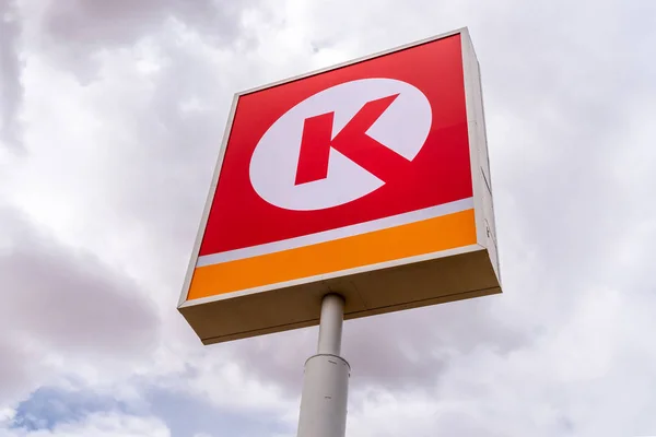 Circle K Retail Gas Station Exterior Sign — Stock Photo, Image