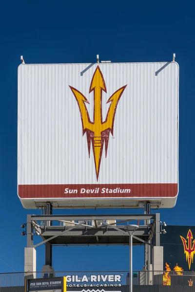 Frank Kush Sun Devil Stadium on the campus of Arizona State Univ — Stock Photo, Image