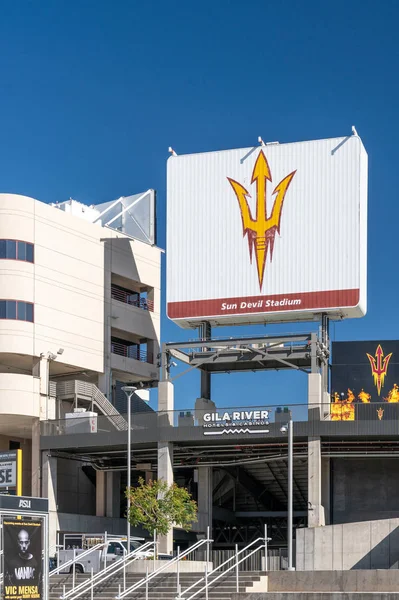 Frank Kush Sun Devil Stadium on the campus of Arizona State Univ — Stock Photo, Image