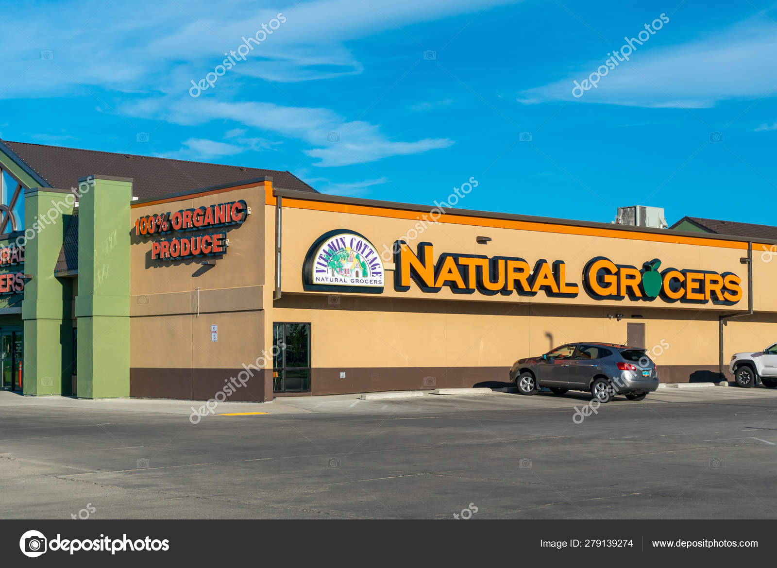 Vitamin Cottage Natural Grocers Retail Store Exterior Stock