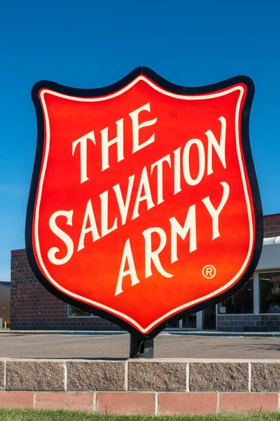 Firma Del Ejército Salvación Logo Marca —  Fotos de Stock