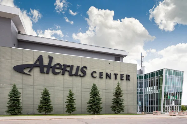 Centro de Alerus en el campus de la Universidad de Dakota del Norte — Foto de Stock