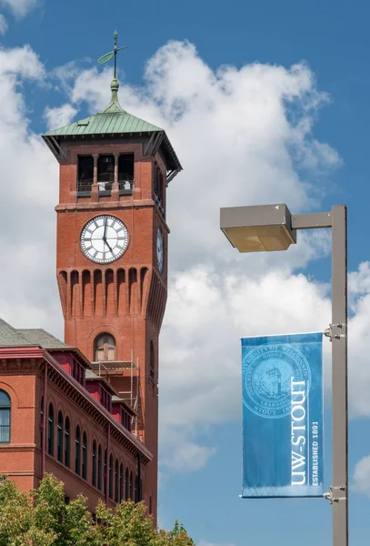 Bowman Hall an der Universität Wisconsin Stout — Stockfoto