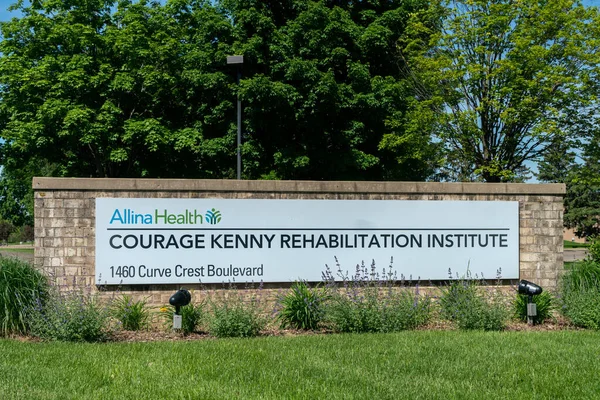 Stillwater Usa Mayo 2020 Allinahealth Courage Kenny Rehabilitation Institute Signo — Foto de Stock