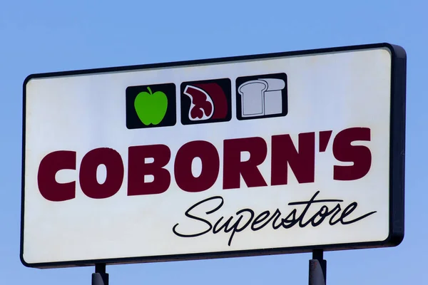 Glencoe Usa Juni 2020 Coborn Superstore Logo Voor Buitenkant Handelsmerk — Stockfoto