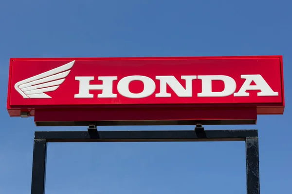 Rice Lake Usa Junio 2020 Honda Motorsports Exterior Sign Trademark — Foto de Stock