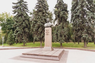 D. Kunayev Anıtı. Almatı. Kazakistan