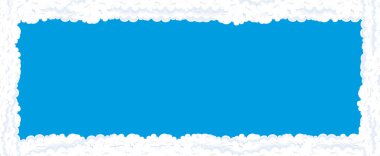 çizgi film sahne bulut çerçeve - metin için yer - çizim çocuklar için ile