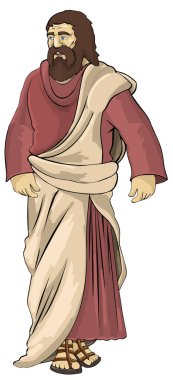 -güzel bir genç kız prenses veya Kraliçe arıyorsunuz - metin için yer ile karikatür masal sahne illüstrasyon çocuklar için