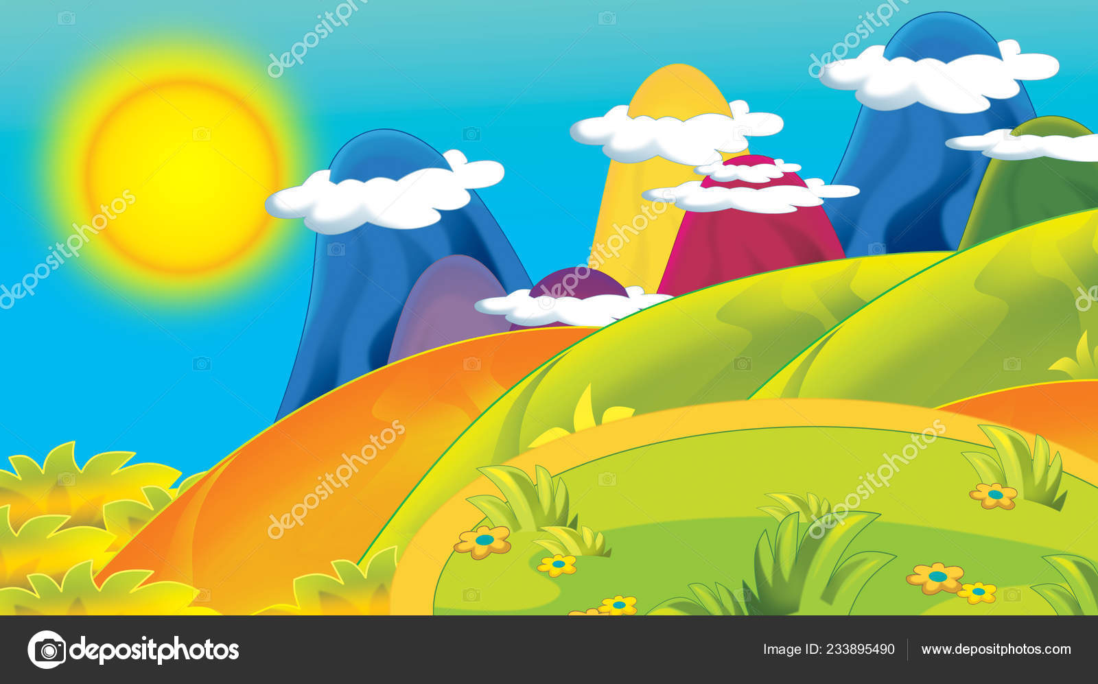 Cartoon Summer Spring Nature Background Space Text Illustration Children Stock Photo by ©illustrator_hft 233895490 Cartoon Summer Spring Nature Background Space Text Illustration Children Stock Photo by ©illustrator_hft 233895490