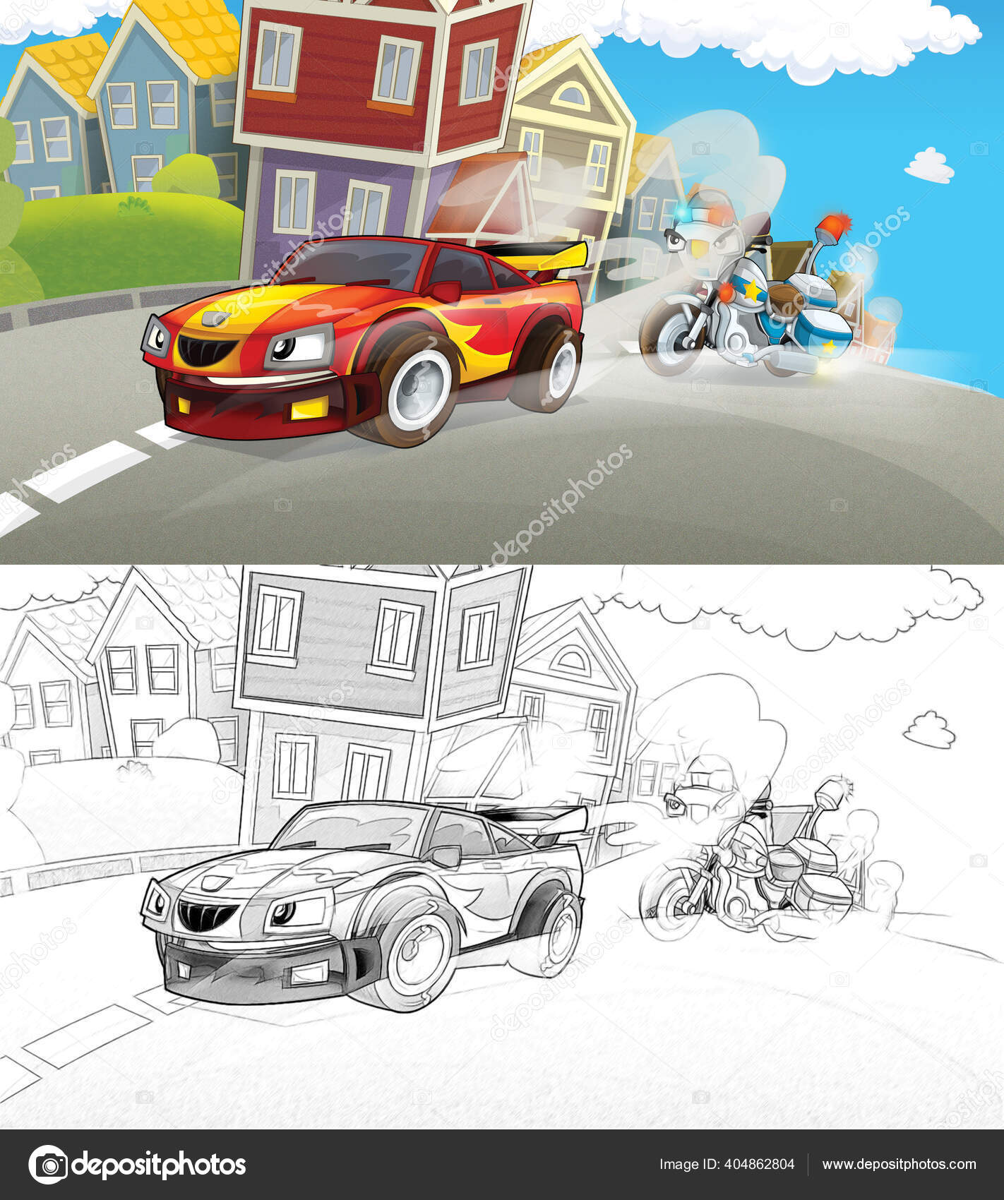 Desenhos de carros e motos - Desenhos de carros e motos