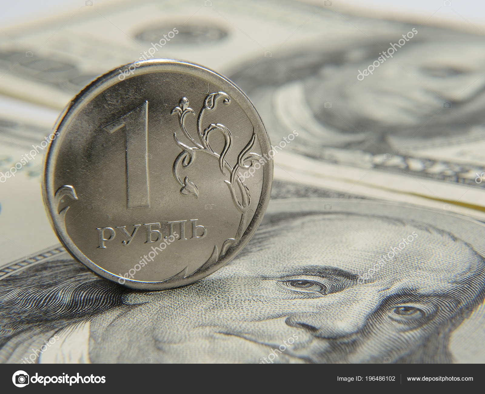 Russian Coin Ruble Edge Dollar Stock Photo C 140140d Gmail Com