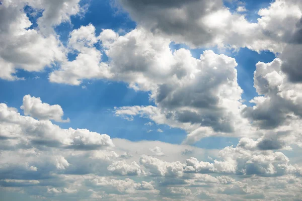 Beau Ciel Nuages Sont Dans Après Midi — Photo