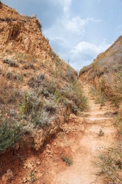 yol yakınındaki yüksek deniz, güzel kıyı peyzaj, seyahat kavramı