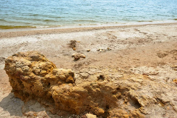 Parton Tenger Mellett Gyönyörű Vad Táj Vad Beach — Stock Fotó