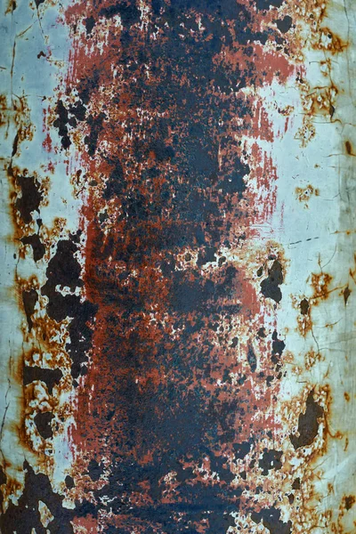 Old Rusty Iron Painted Background Texture — Stock Photo, Image