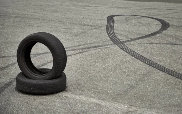 Autódromo Para Entrenamiento Conducción Área Grande Para Señales Tráfico Elementos —  Fotos de Stock