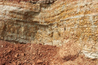 deniz cliff, Kuru kil, Yalı yüksek tepeler, güzel tabiat manzarası ile doku