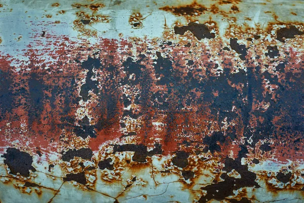 Starý Rezavý Železo Malované Pozadí Nebo Textury — Stock fotografie