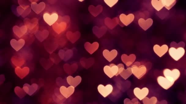 Résumé coeur bokeh fond couleur magenta 