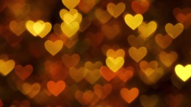 Soyut kalp bokeh kırmızı arka plan rengi