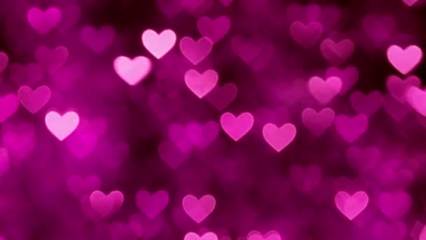 Résumé coeur bokeh fond couleur magenta 