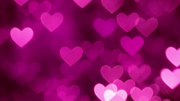 Résumé coeur bokeh fond couleur magenta 