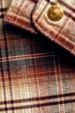 kareli kumaş yakın çekim doku veya arka plan için