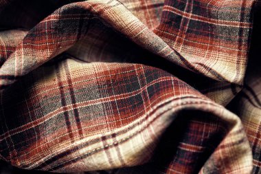 kareli kumaş yakın çekim doku veya arka plan için