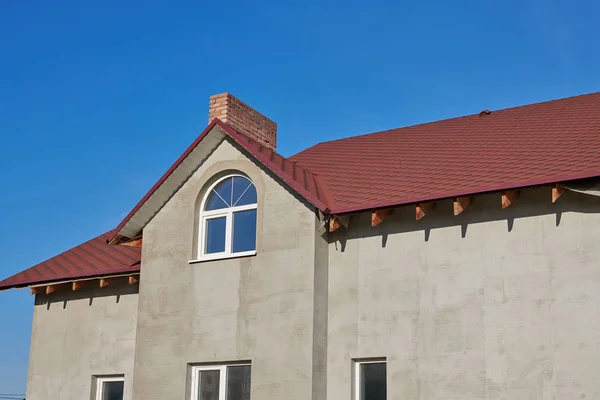 Nieuw huis is in aanbouw — Stockfoto