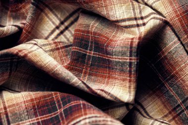 kareli kumaş yakın çekim doku veya arka plan için