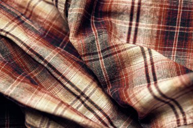 kareli kumaş yakın çekim doku veya arka plan için