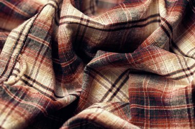 kareli kumaş yakın çekim doku veya arka plan için