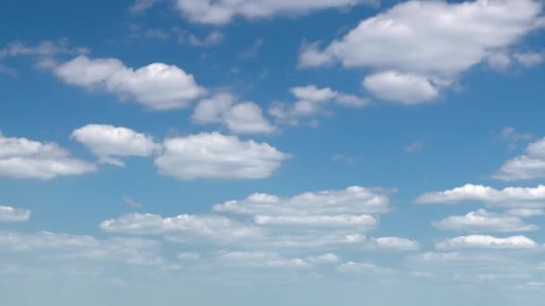 Timelapse Van Prachtige Wolken Lucht Dag — Stockvideo